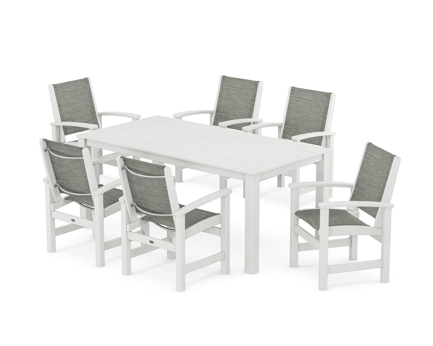 Coastal 7-Piece Parsons Dining Set