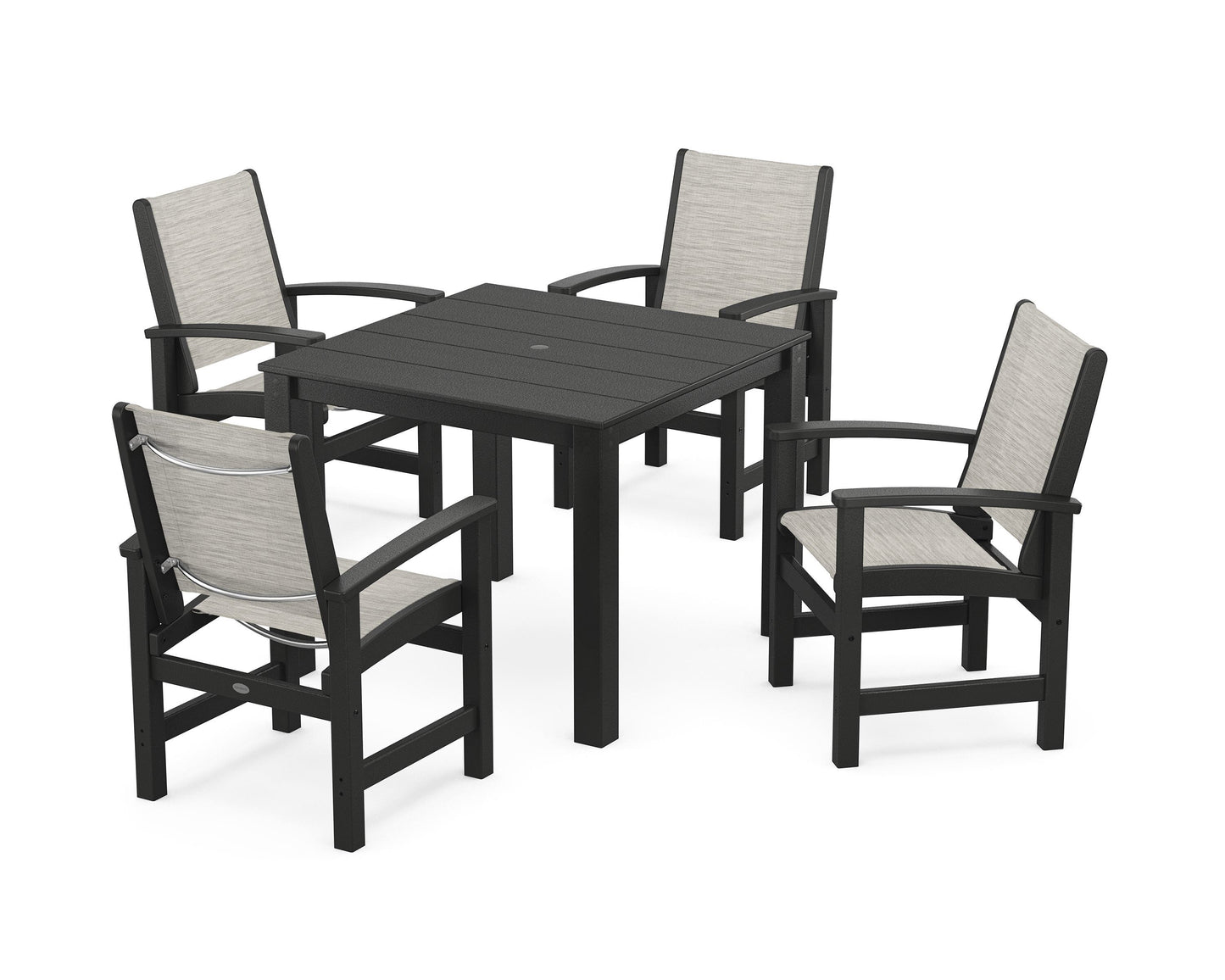 Coastal 5-Piece Parsons Dining Set