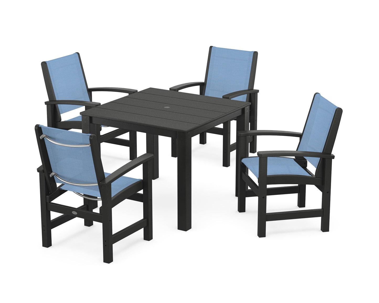 Coastal 5-Piece Parsons Dining Set