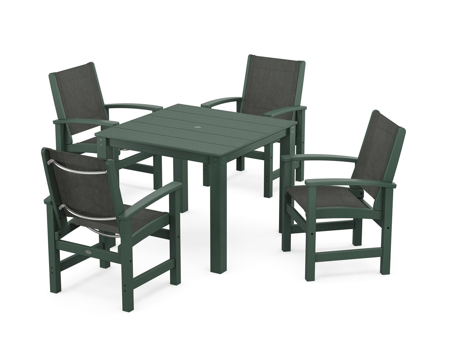 Coastal 5-Piece Parsons Dining Set