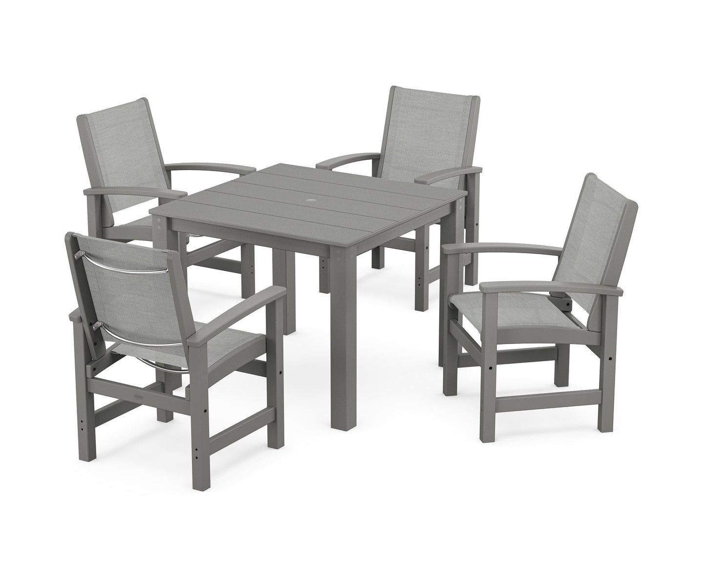 Coastal 5-Piece Parsons Dining Set