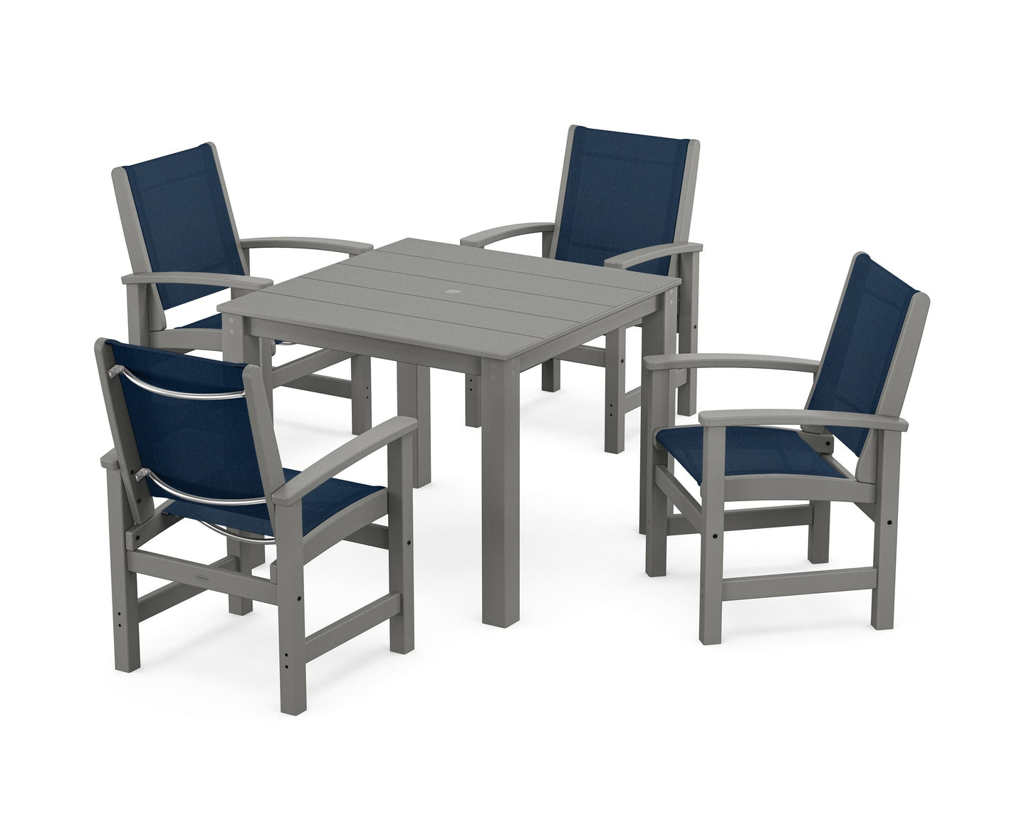 Coastal 5-Piece Parsons Dining Set