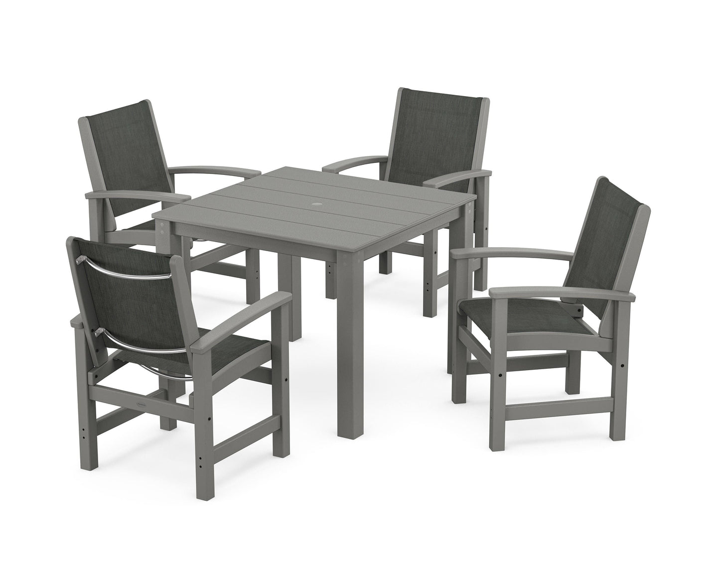 Coastal 5-Piece Parsons Dining Set