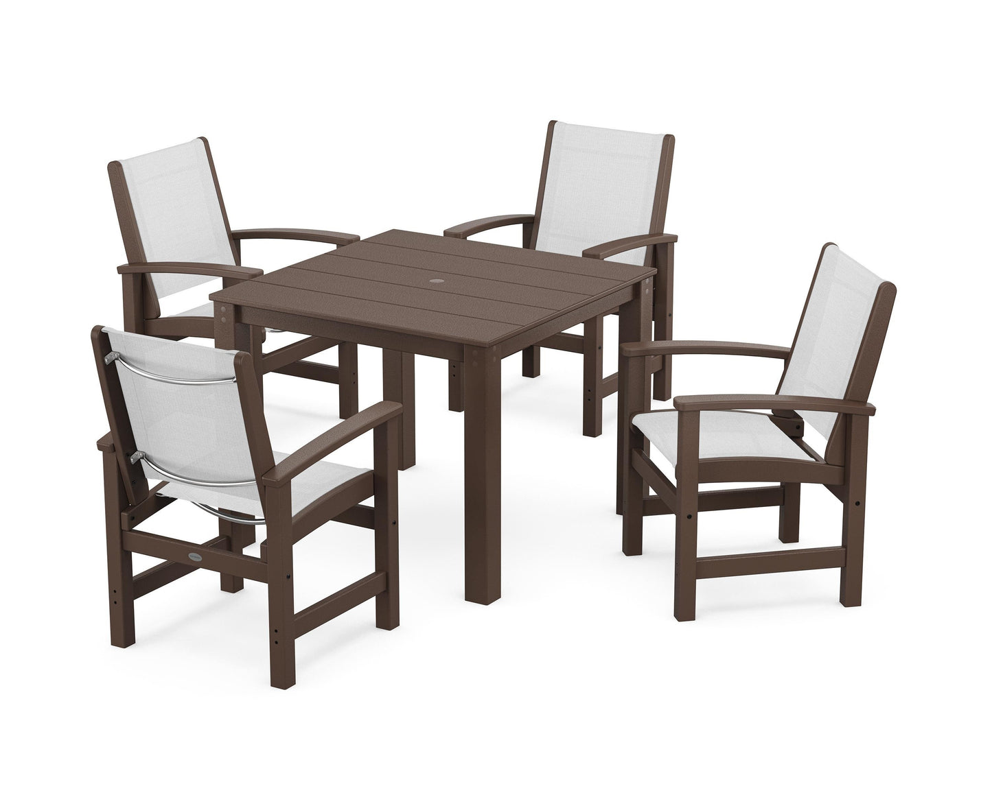 Coastal 5-Piece Parsons Dining Set