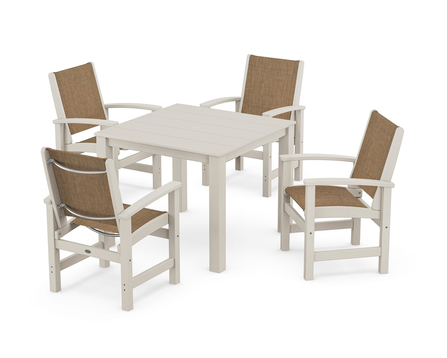 Coastal 5-Piece Parsons Dining Set