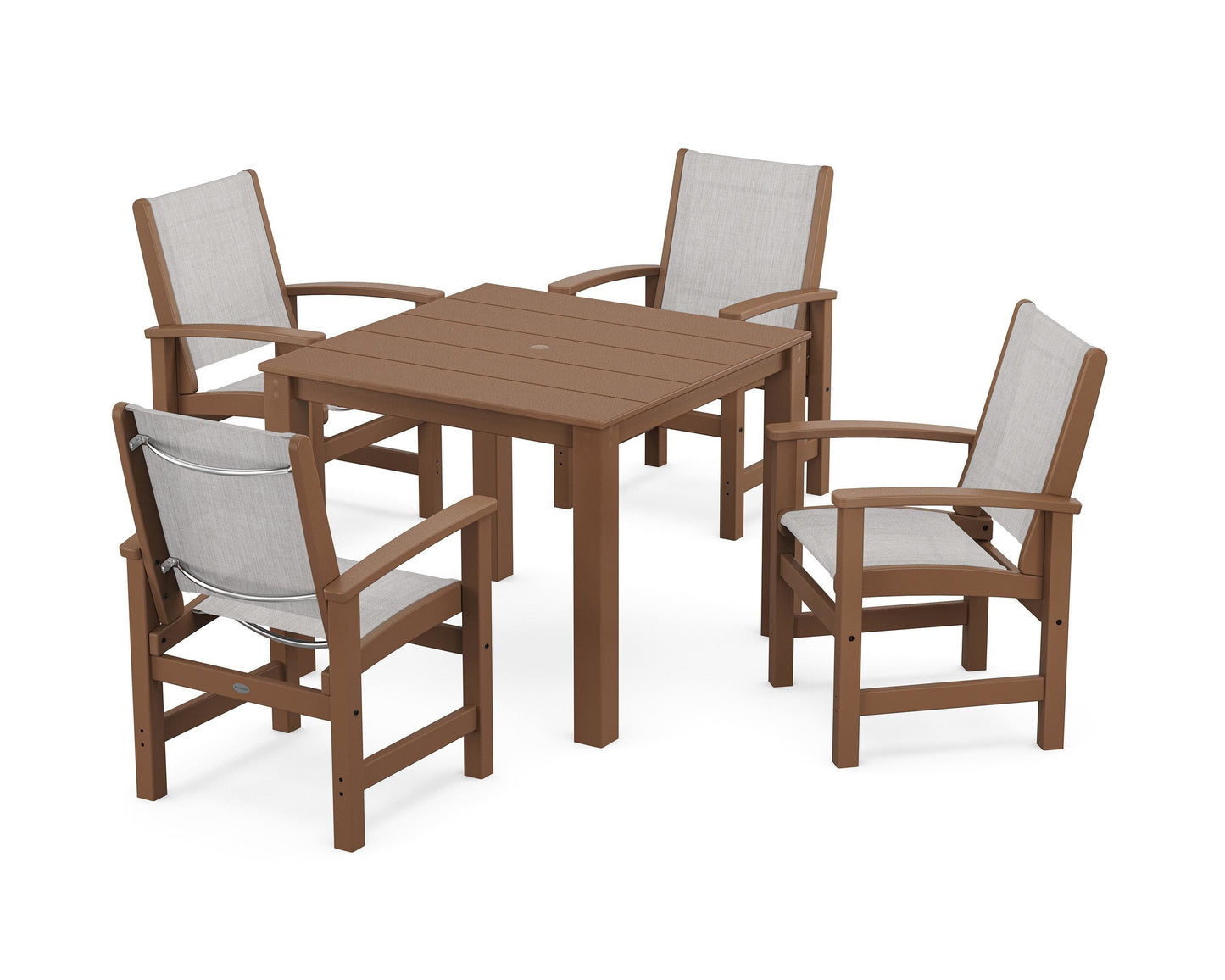 Coastal 5-Piece Parsons Dining Set