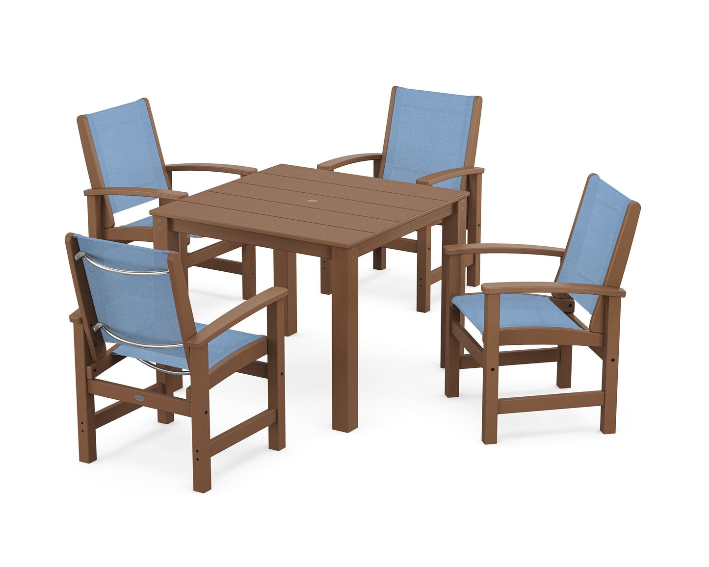 Coastal 5-Piece Parsons Dining Set