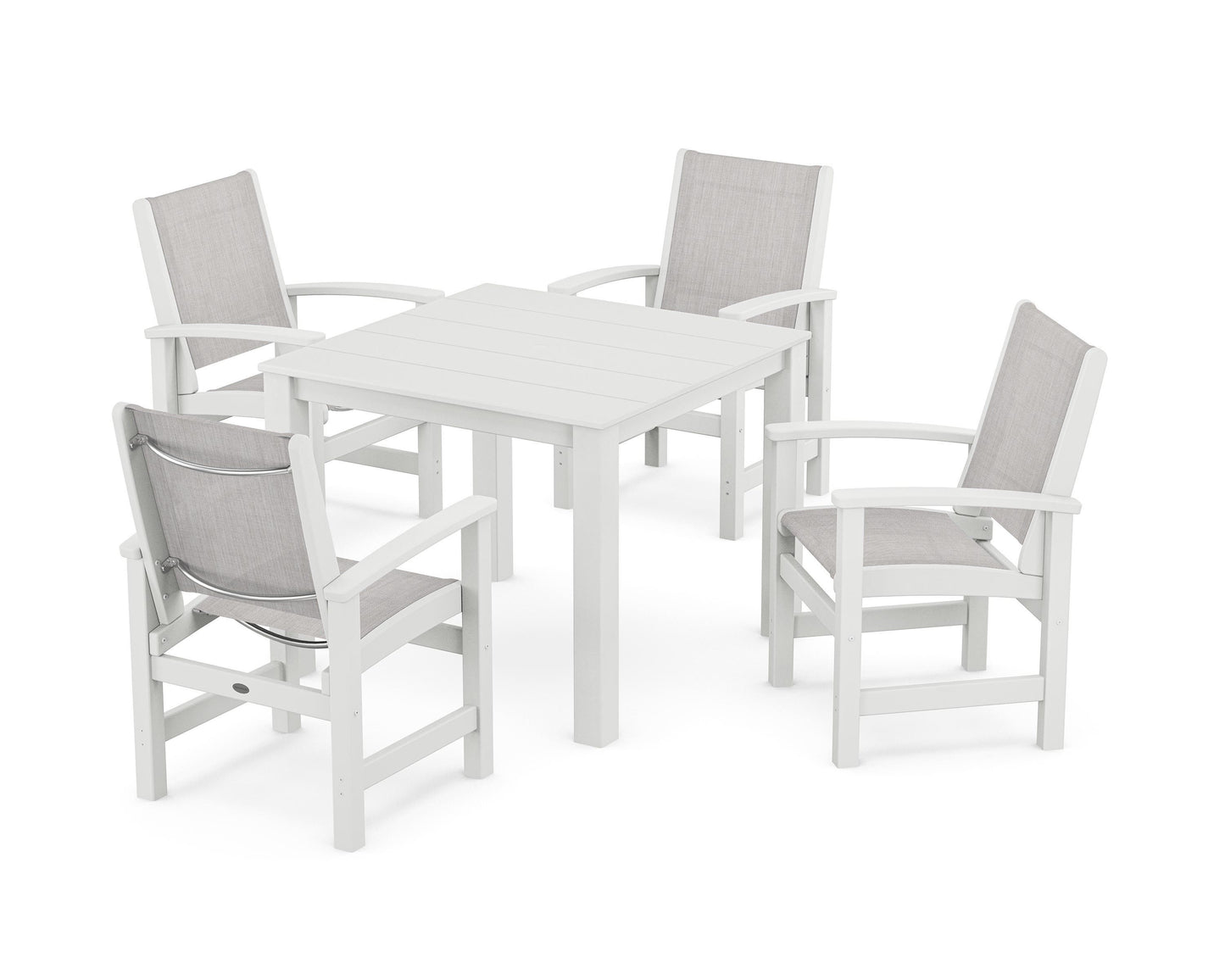 Coastal 5-Piece Parsons Dining Set