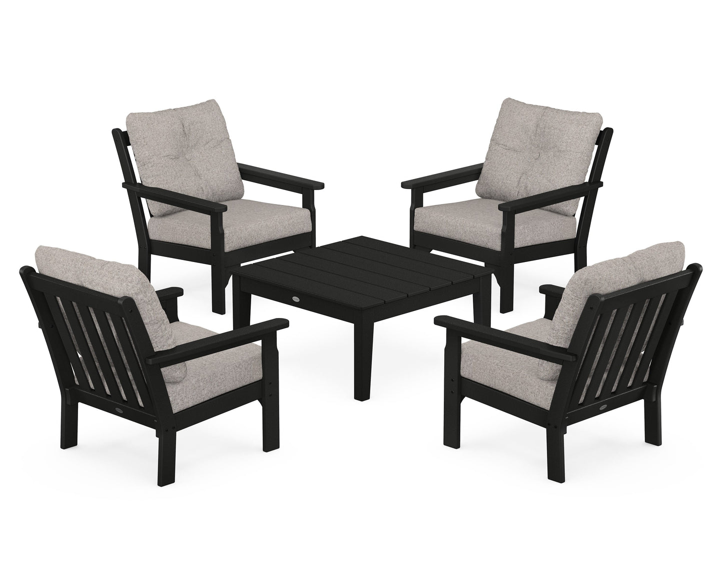 Vineyard 5-Piece Deep Seating Conversation Set