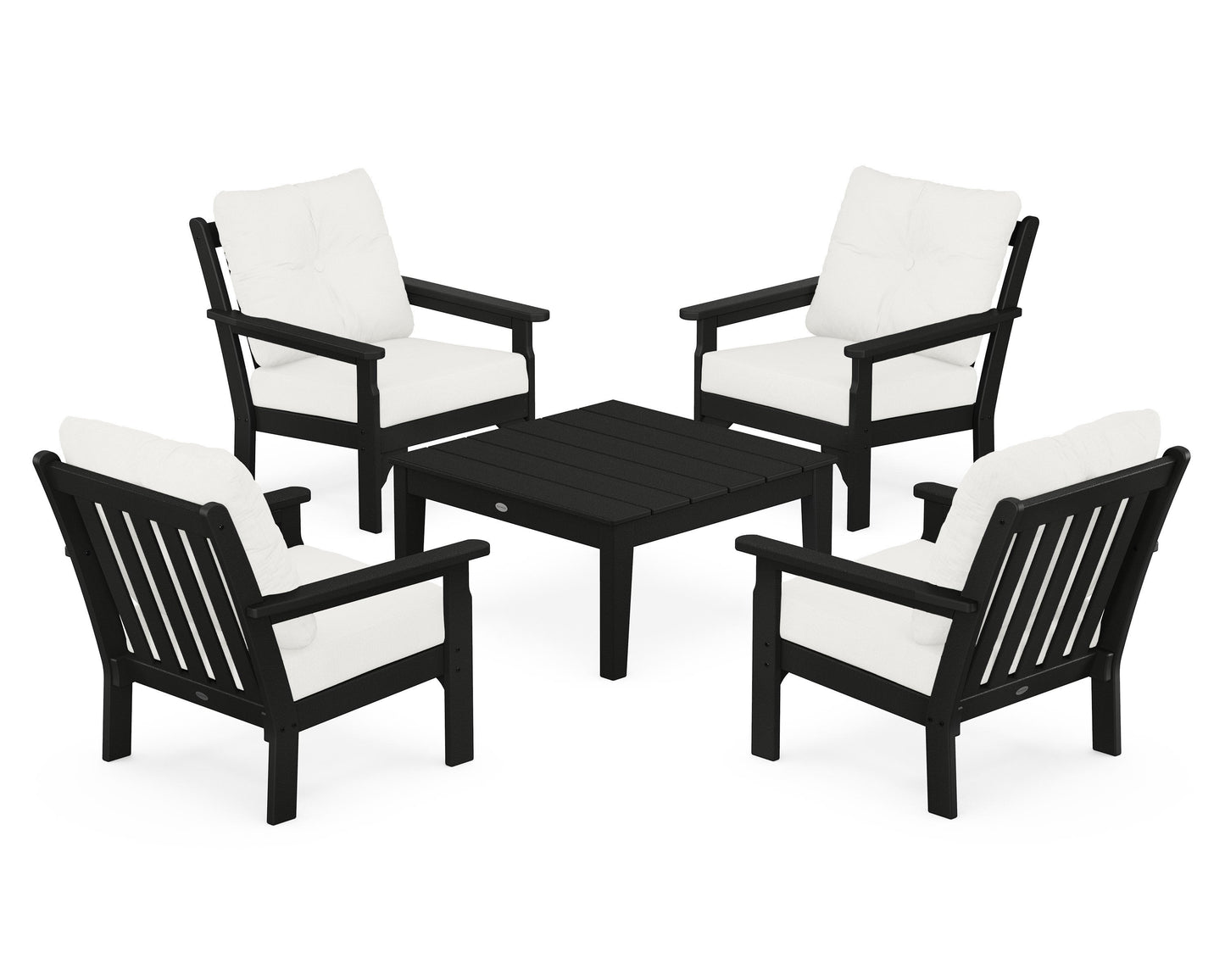 Vineyard 5-Piece Deep Seating Conversation Set