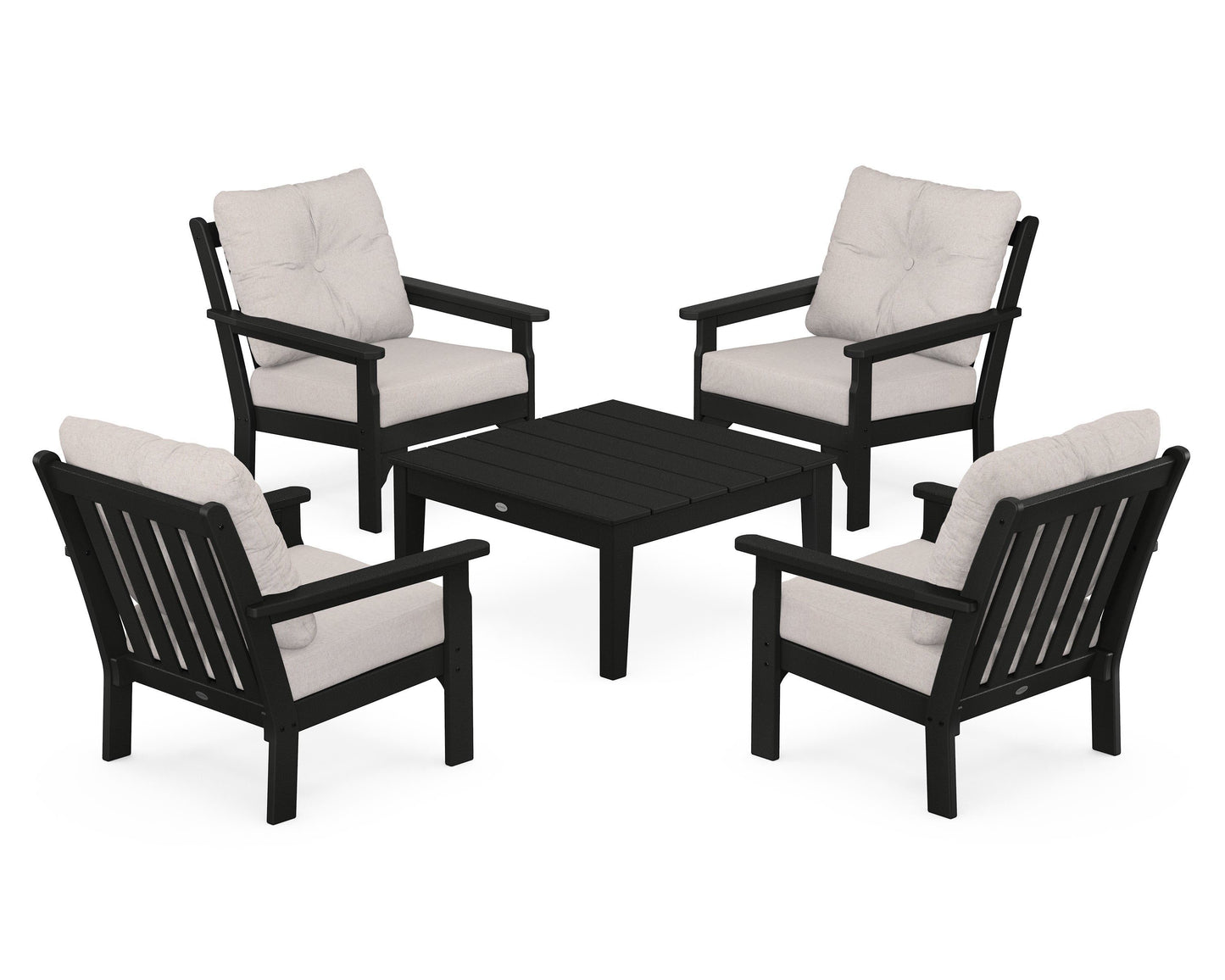 Vineyard 5-Piece Deep Seating Conversation Set