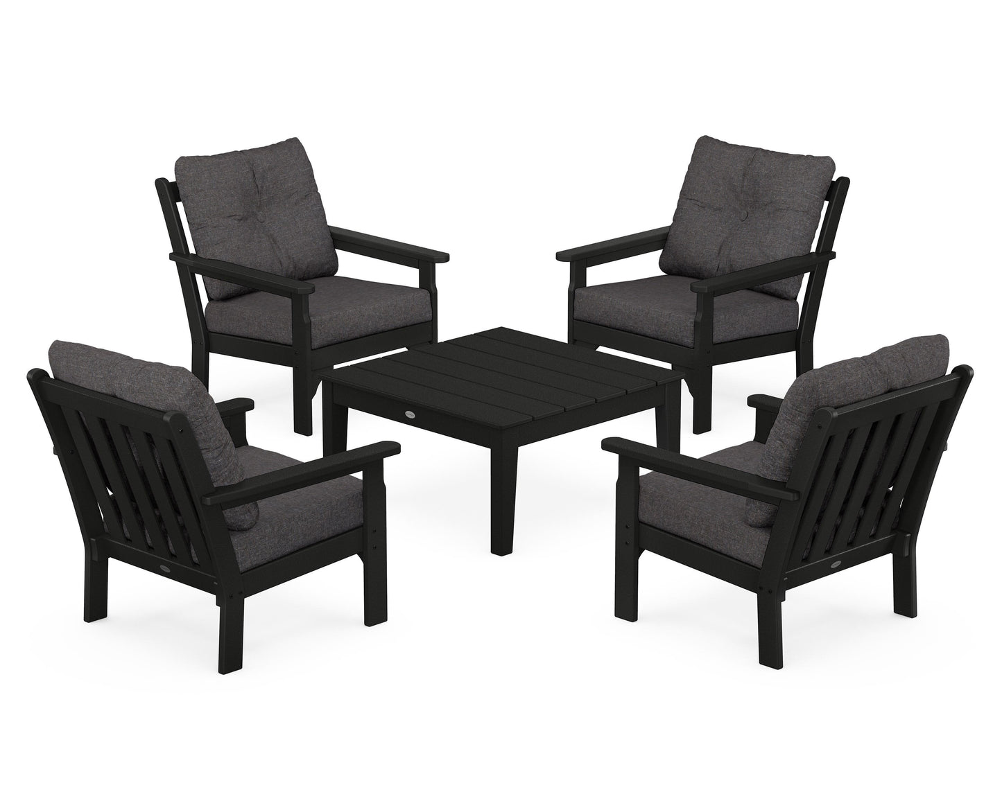 Vineyard 5-Piece Deep Seating Conversation Set