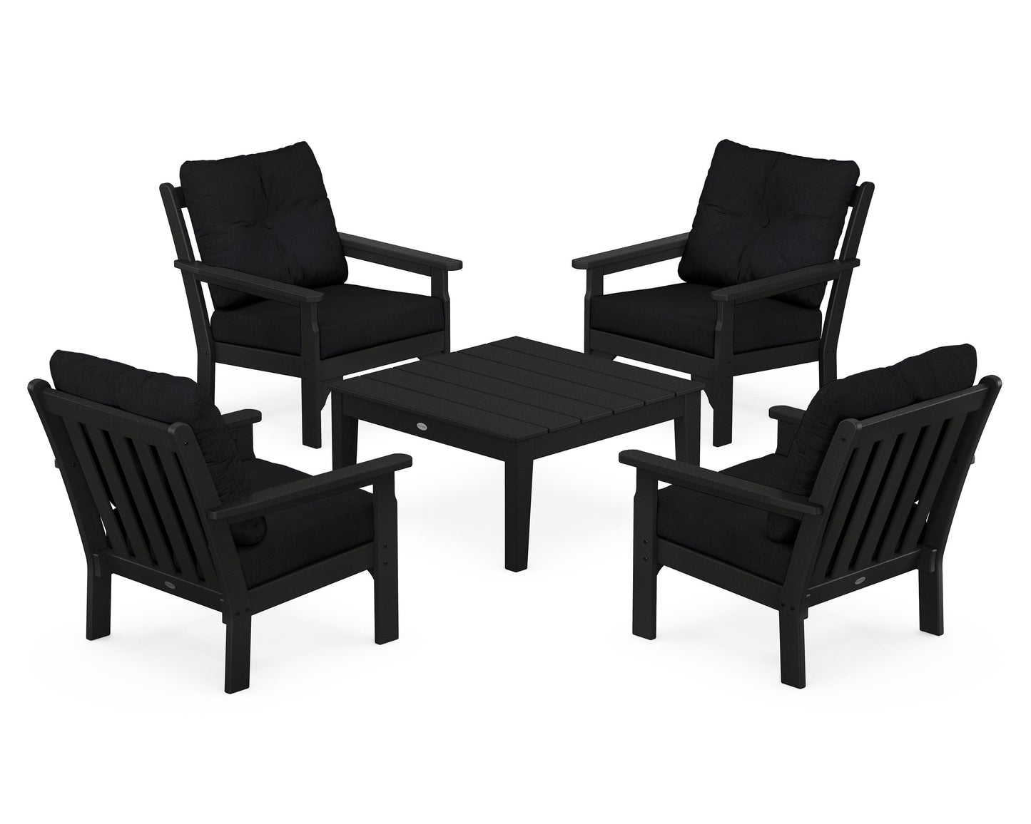 Vineyard 5-Piece Deep Seating Conversation Set