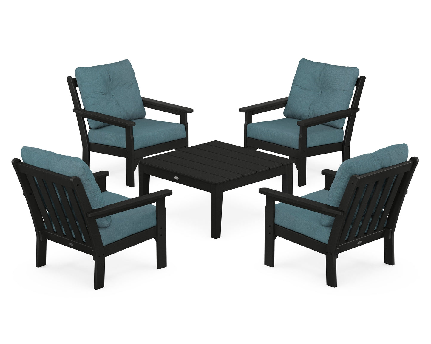 Vineyard 5-Piece Deep Seating Conversation Set