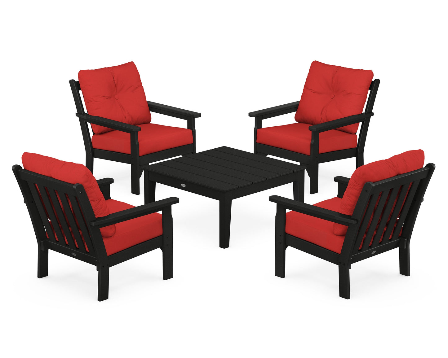 Vineyard 5-Piece Deep Seating Conversation Set