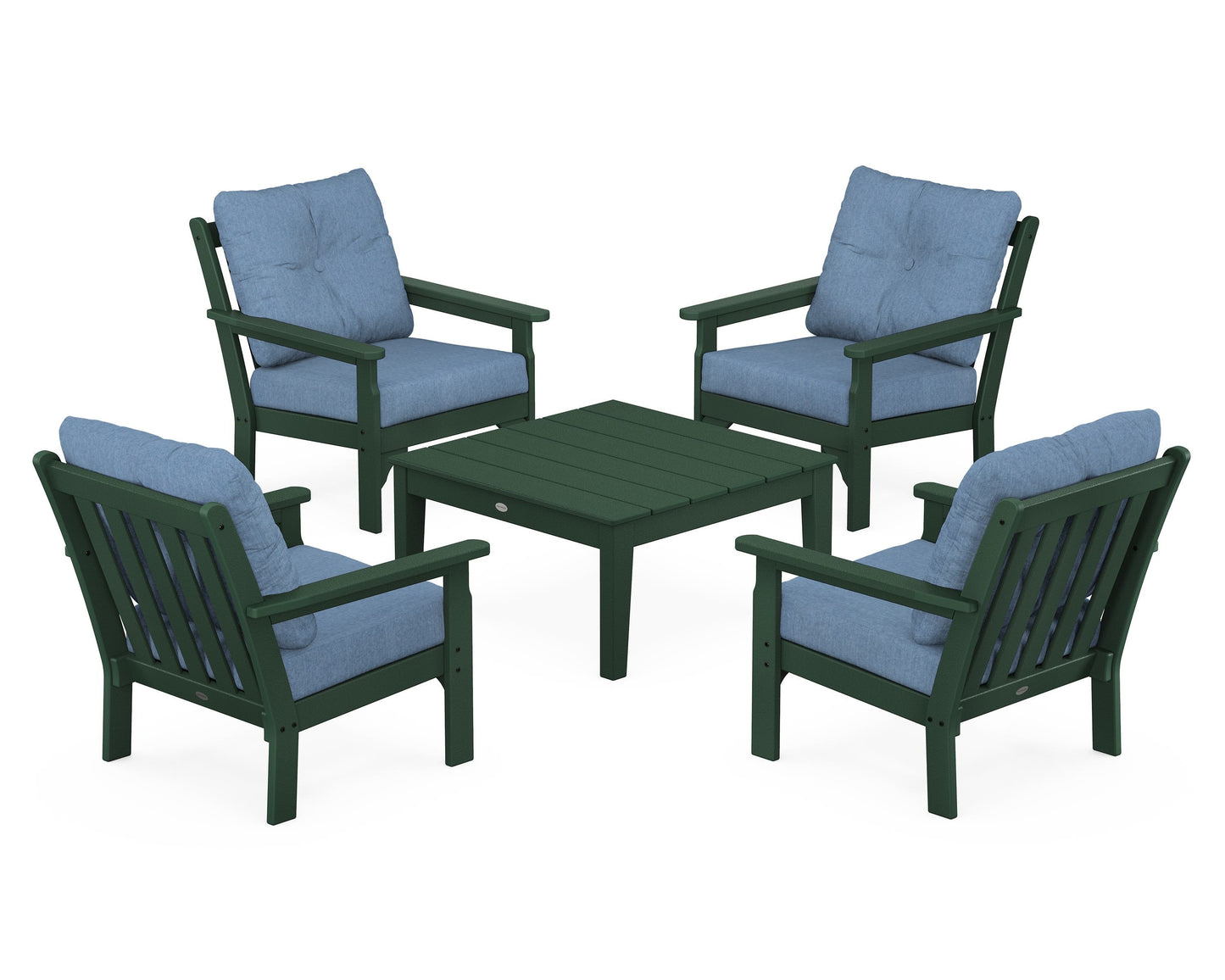 Vineyard 5-Piece Deep Seating Conversation Set