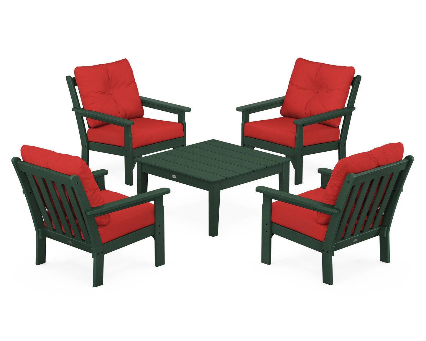 Vineyard 5-Piece Deep Seating Conversation Set