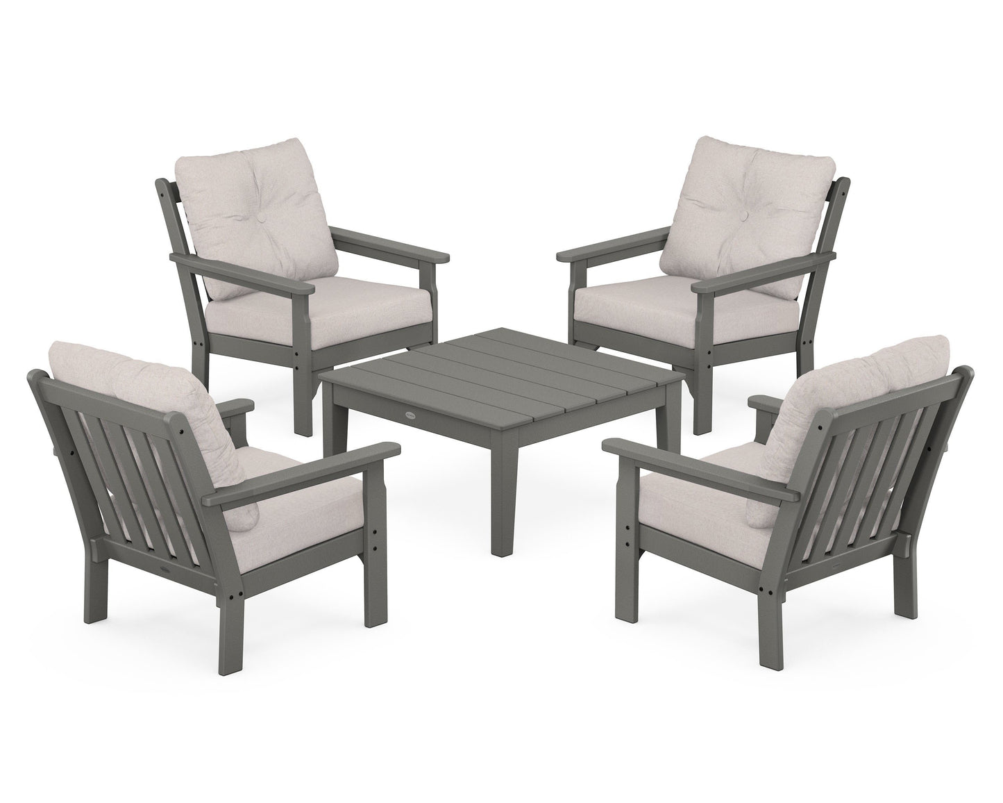 Vineyard 5-Piece Deep Seating Conversation Set