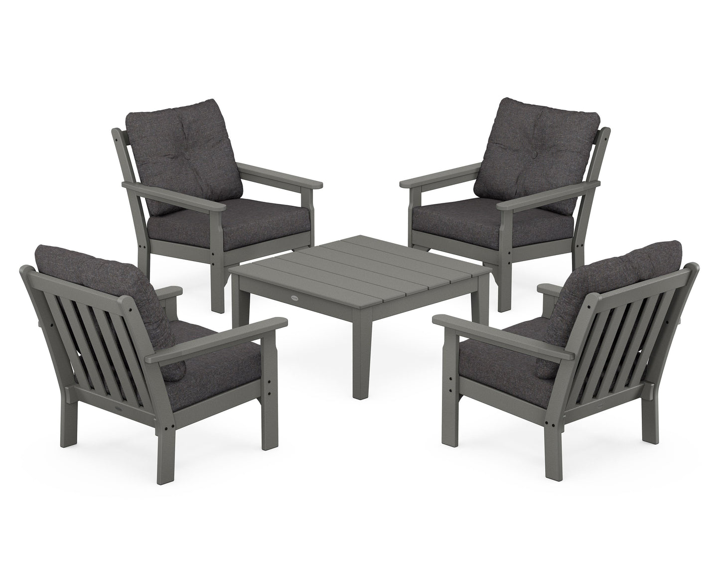 Vineyard 5-Piece Deep Seating Conversation Set