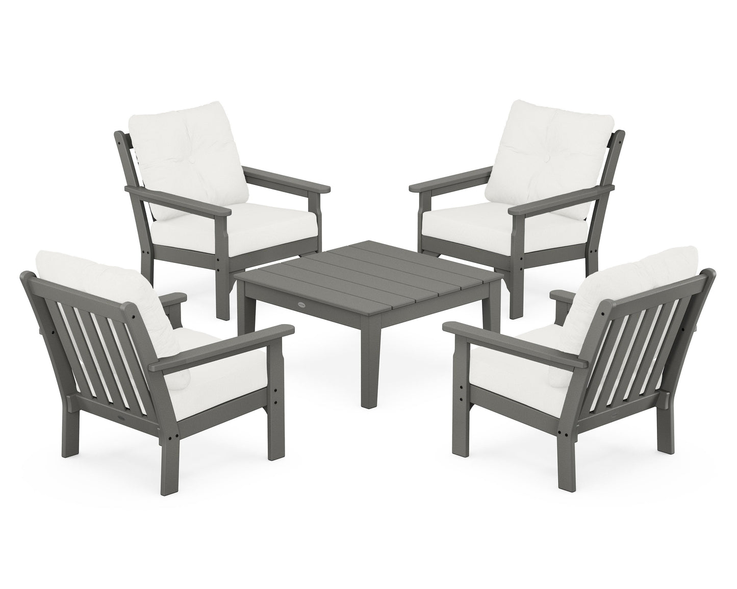 Vineyard 5-Piece Deep Seating Conversation Set