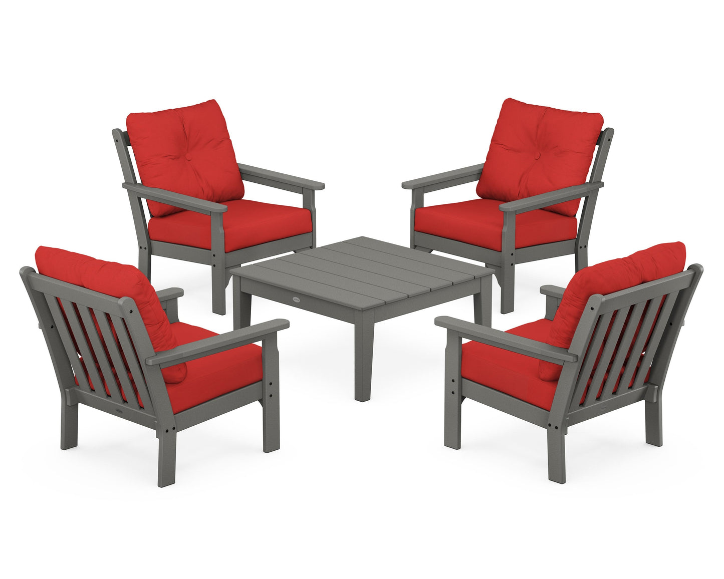 Vineyard 5-Piece Deep Seating Conversation Set