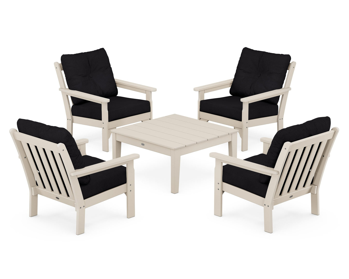 Vineyard 5-Piece Deep Seating Conversation Set