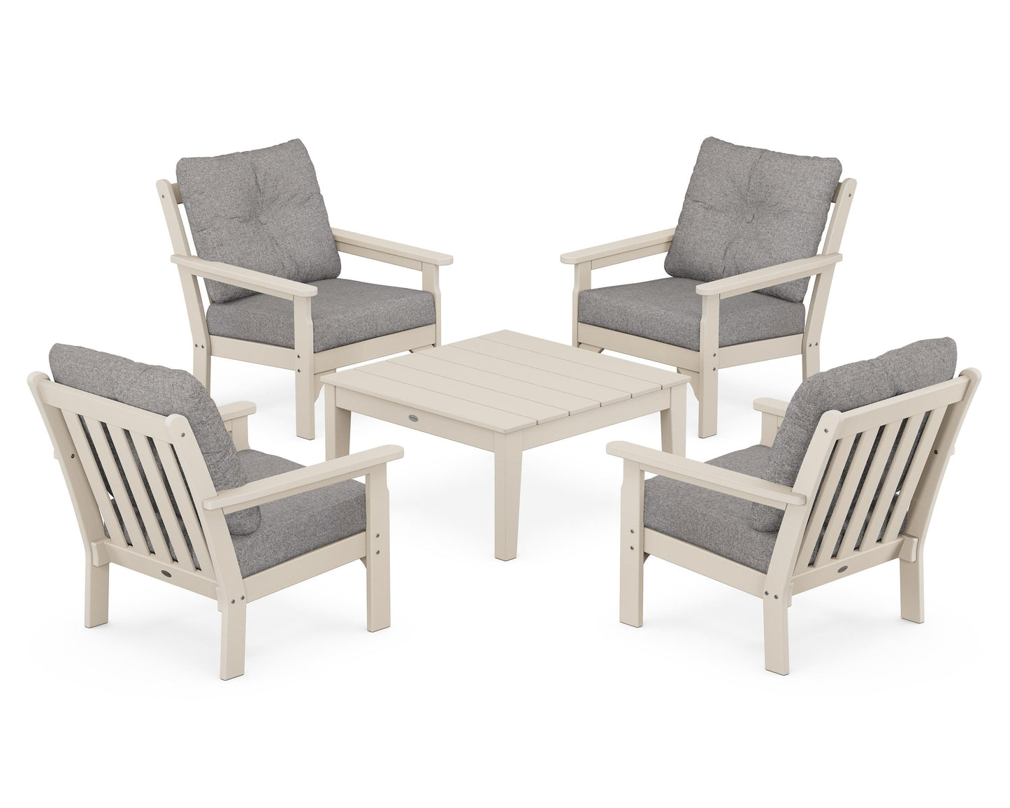 Vineyard 5-Piece Deep Seating Conversation Set