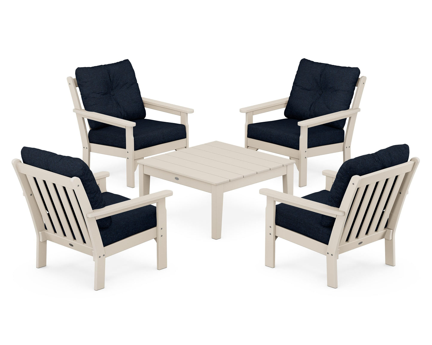 Vineyard 5-Piece Deep Seating Conversation Set