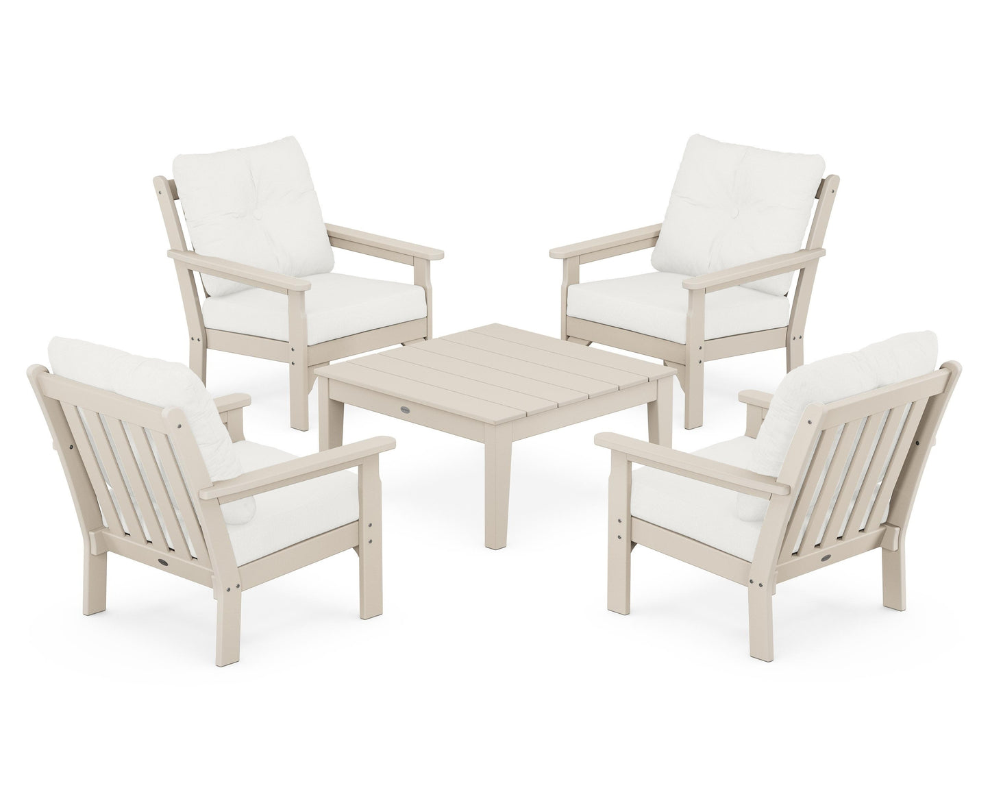 Vineyard 5-Piece Deep Seating Conversation Set