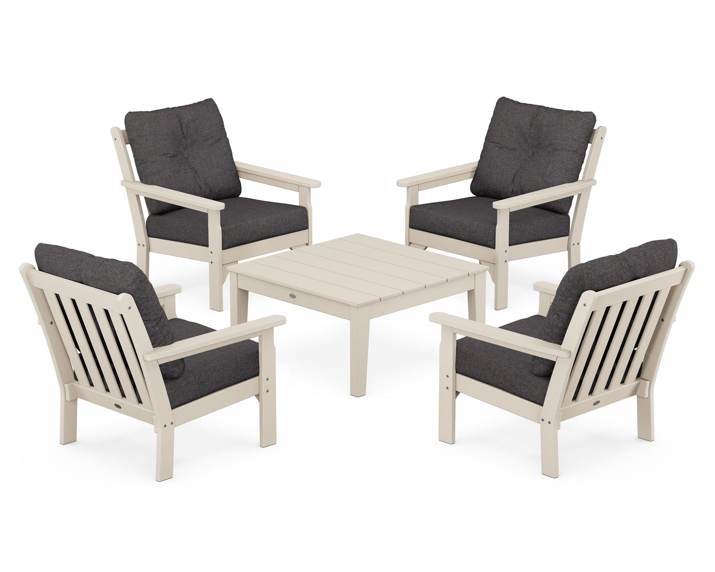 Vineyard 5-Piece Deep Seating Conversation Set