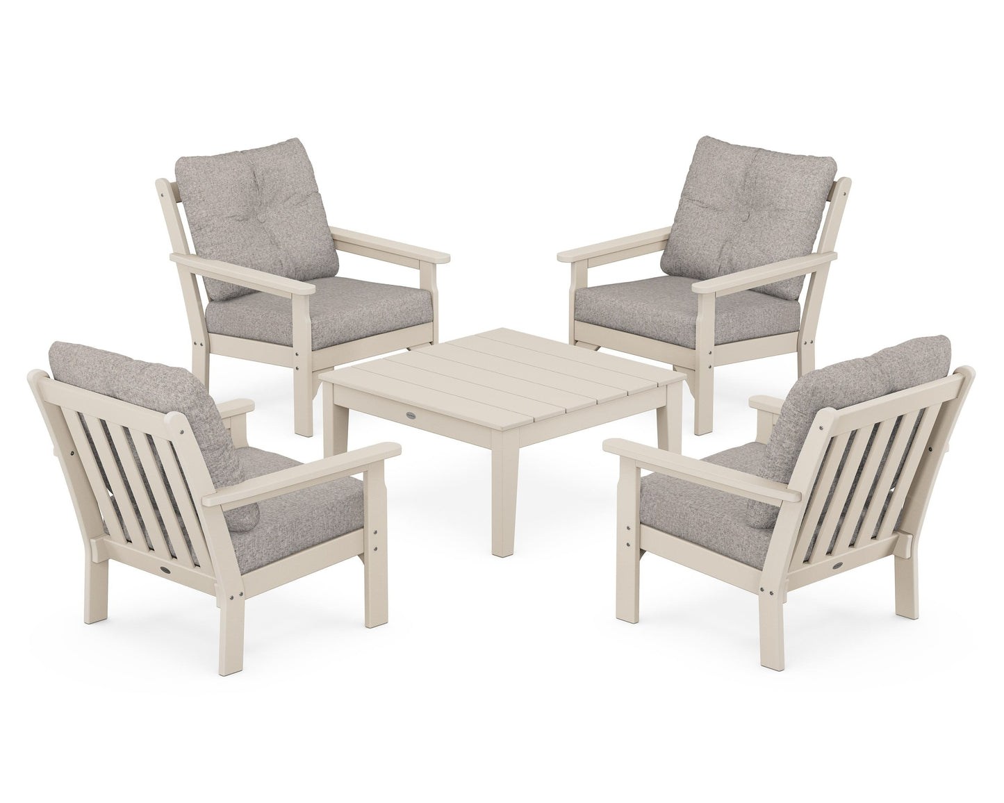 Vineyard 5-Piece Deep Seating Conversation Set