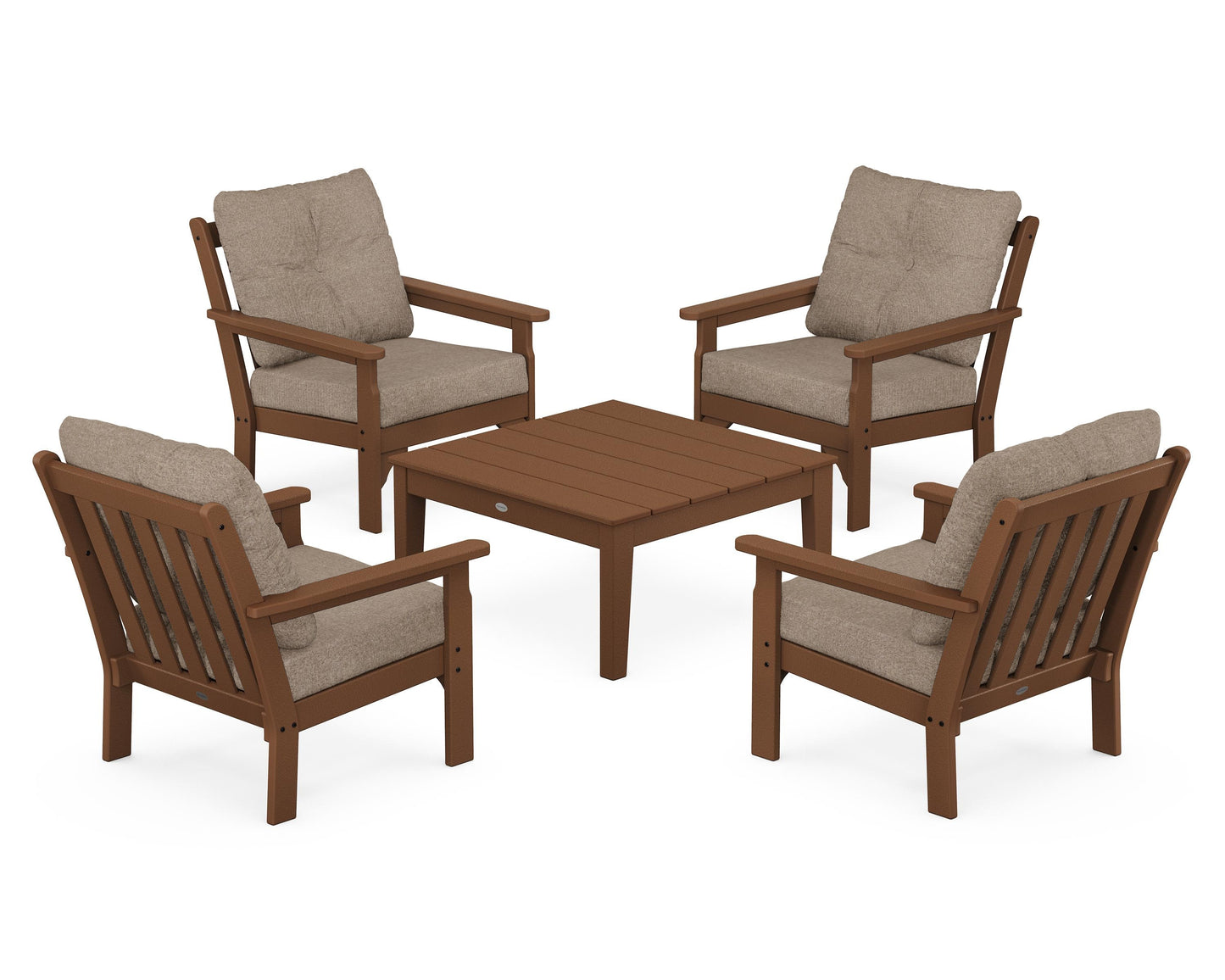 Vineyard 5-Piece Deep Seating Conversation Set