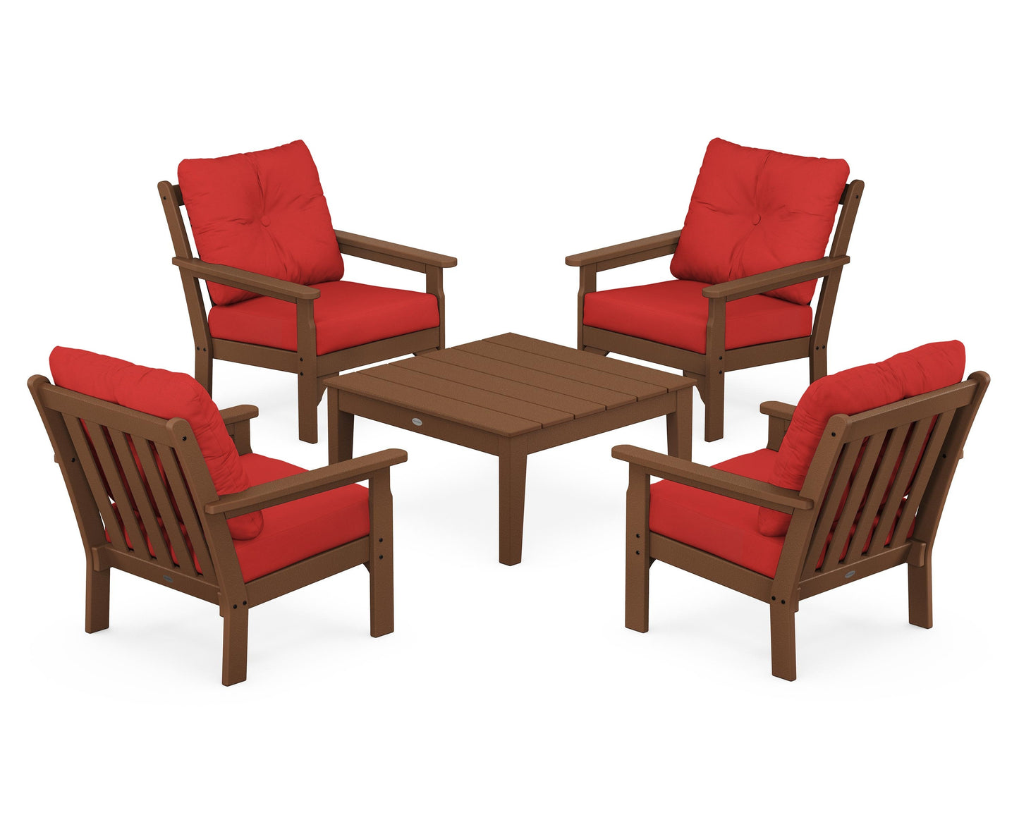 Vineyard 5-Piece Deep Seating Conversation Set