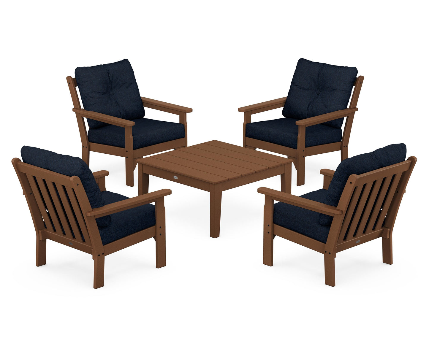 Vineyard 5-Piece Deep Seating Conversation Set