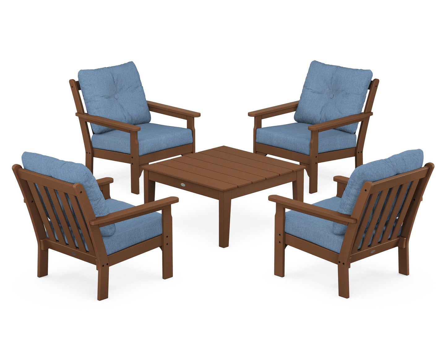 Vineyard 5-Piece Deep Seating Conversation Set