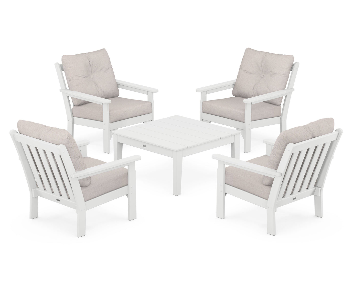 Vineyard 5-Piece Deep Seating Conversation Set