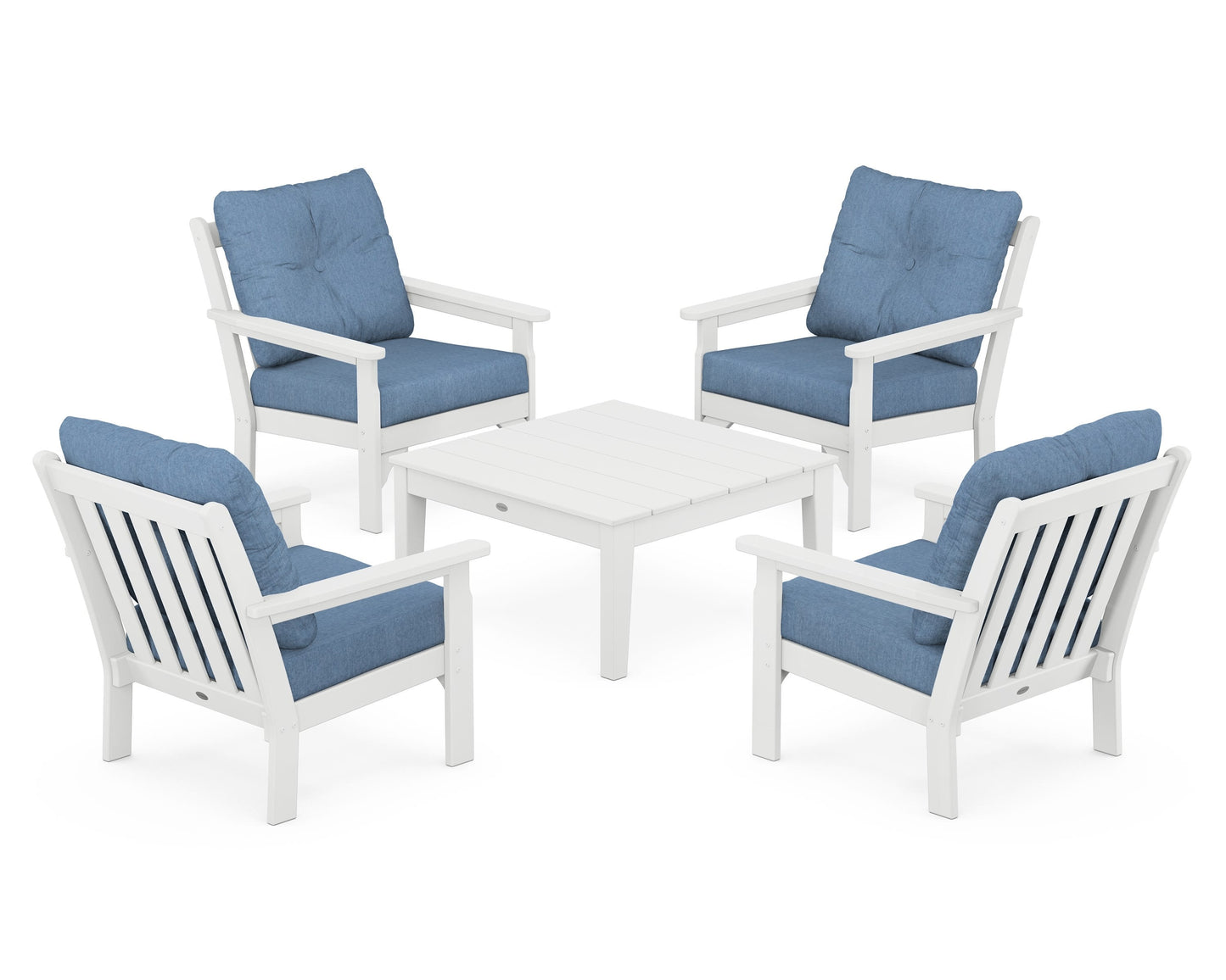 Vineyard 5-Piece Deep Seating Conversation Set