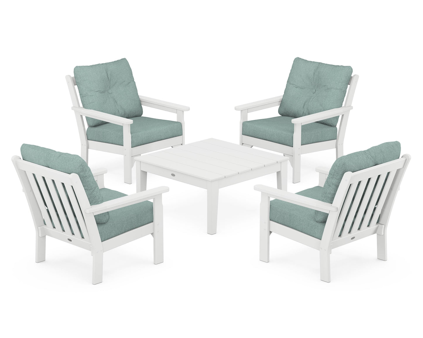 Vineyard 5-Piece Deep Seating Conversation Set