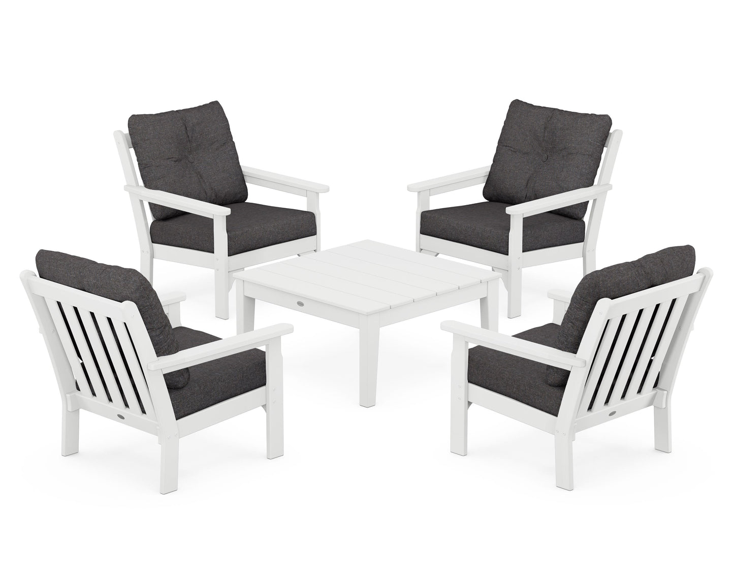 Vineyard 5-Piece Deep Seating Conversation Set