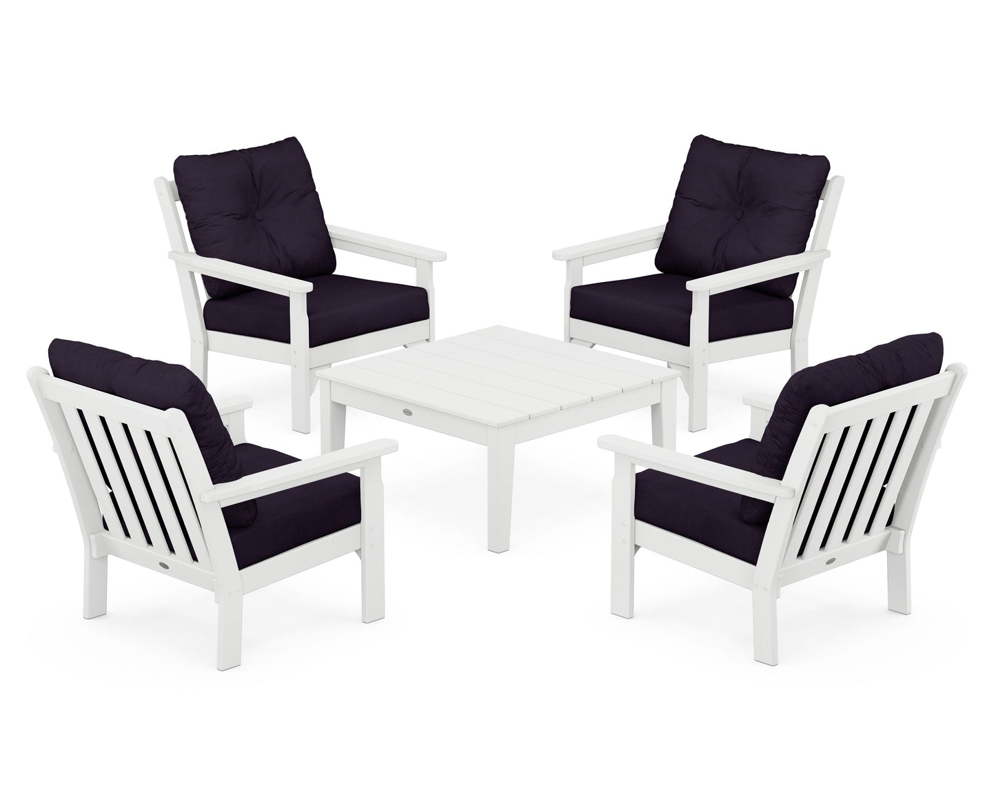 Vineyard 5-Piece Deep Seating Conversation Set