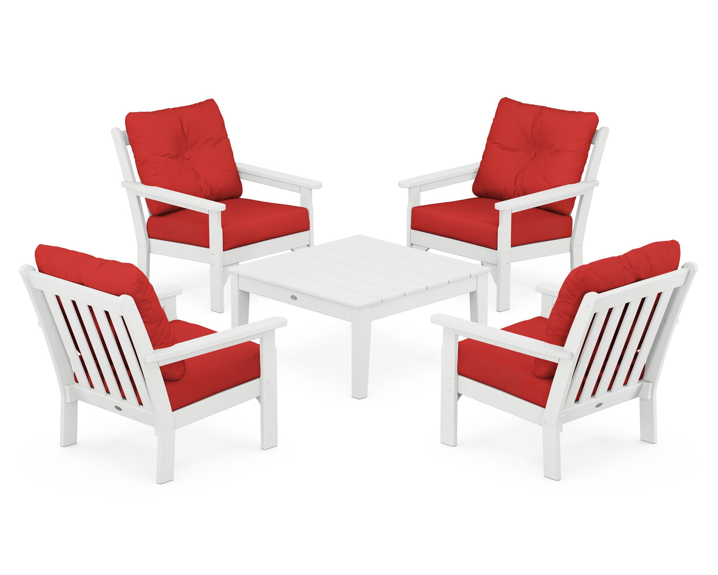 Vineyard 5-Piece Deep Seating Conversation Set