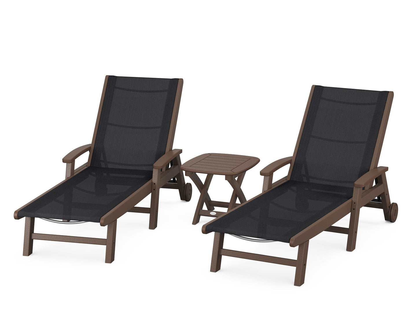 Coastal 3-Piece Wheeled Chaise Set