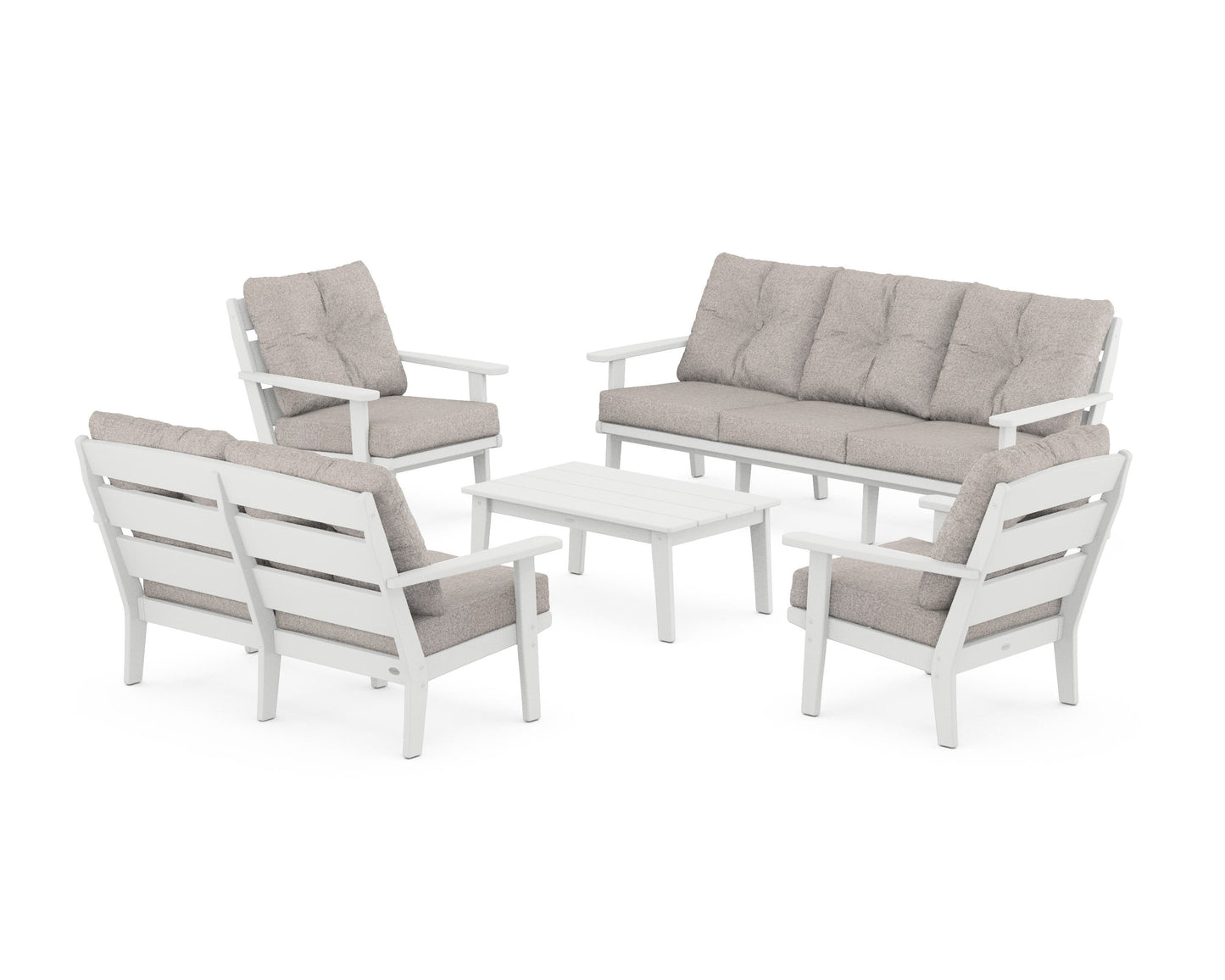 Lakeside 5-Piece Lounge Sofa Set