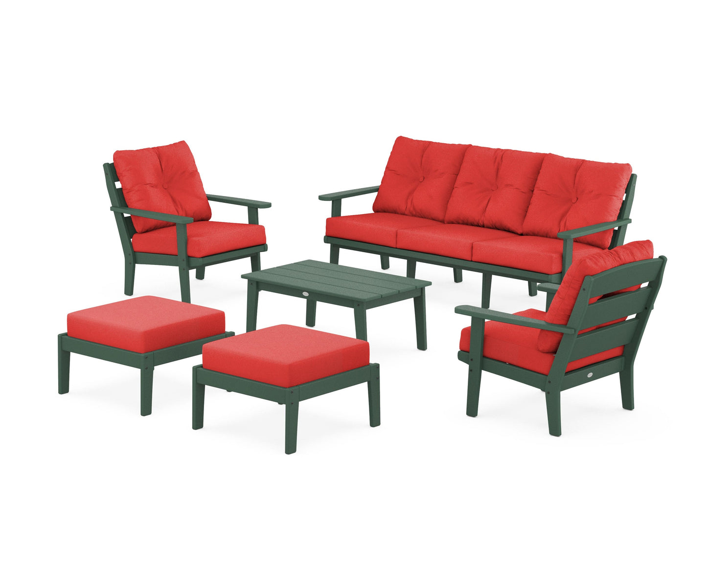 Lakeside 6-Piece Lounge Sofa Set