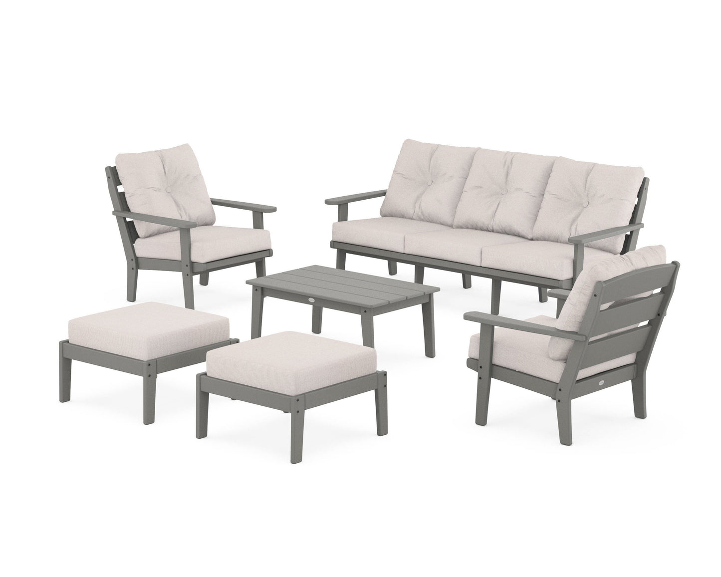 Lakeside 6-Piece Lounge Sofa Set