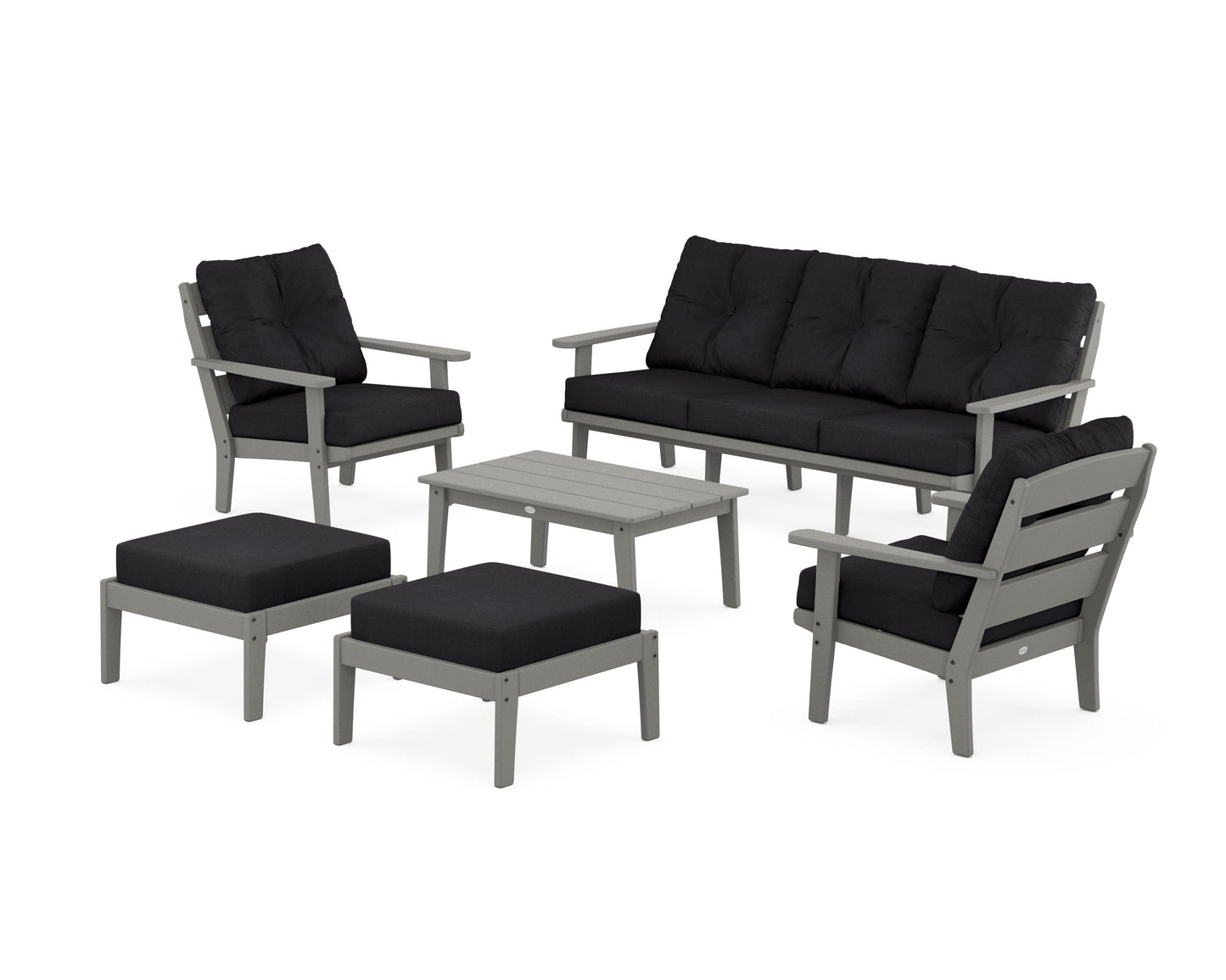 Lakeside 6-Piece Lounge Sofa Set