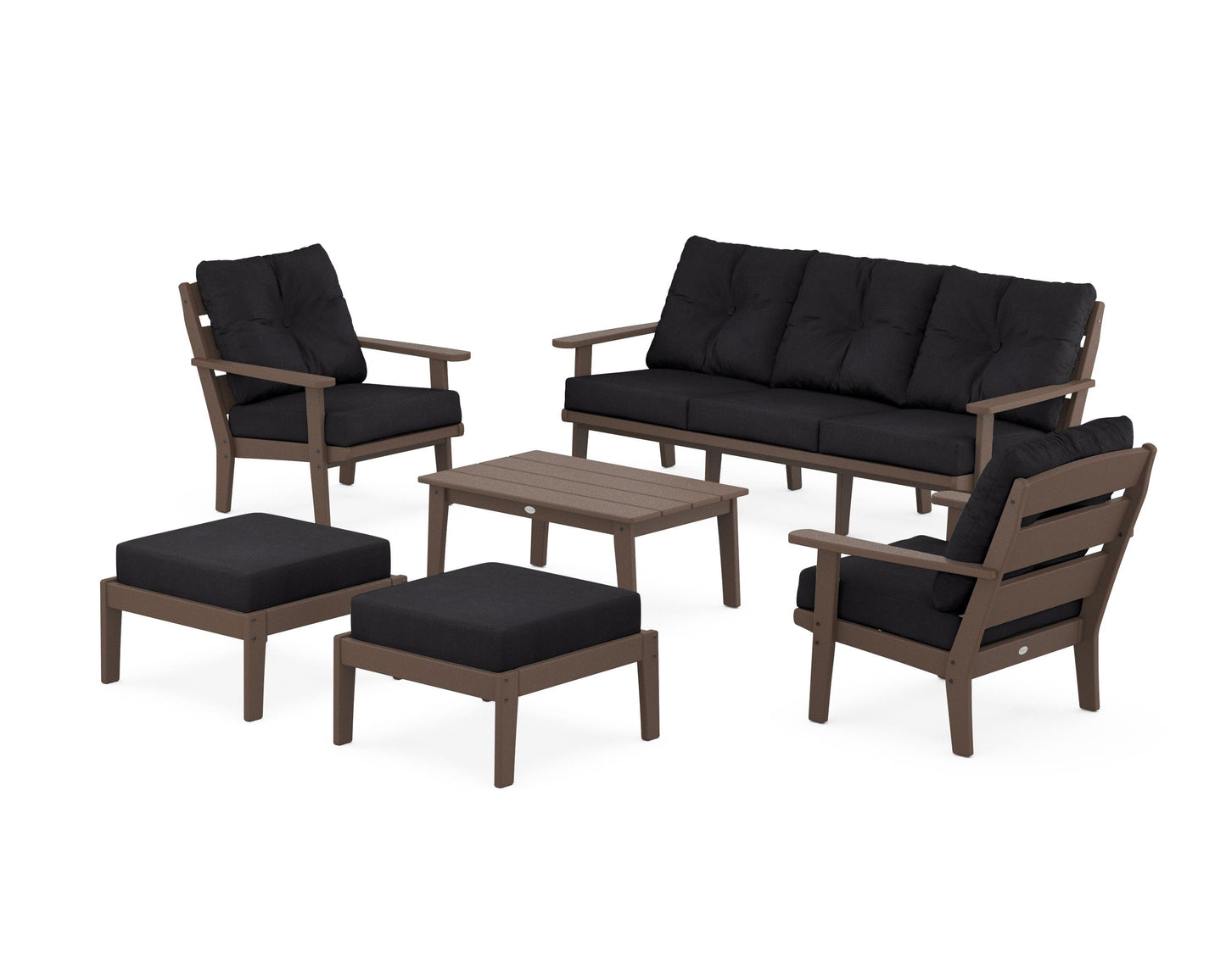 Lakeside 6-Piece Lounge Sofa Set