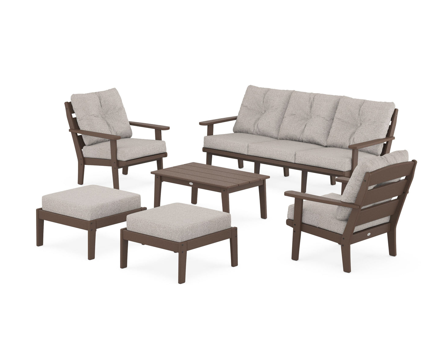 Lakeside 6-Piece Lounge Sofa Set