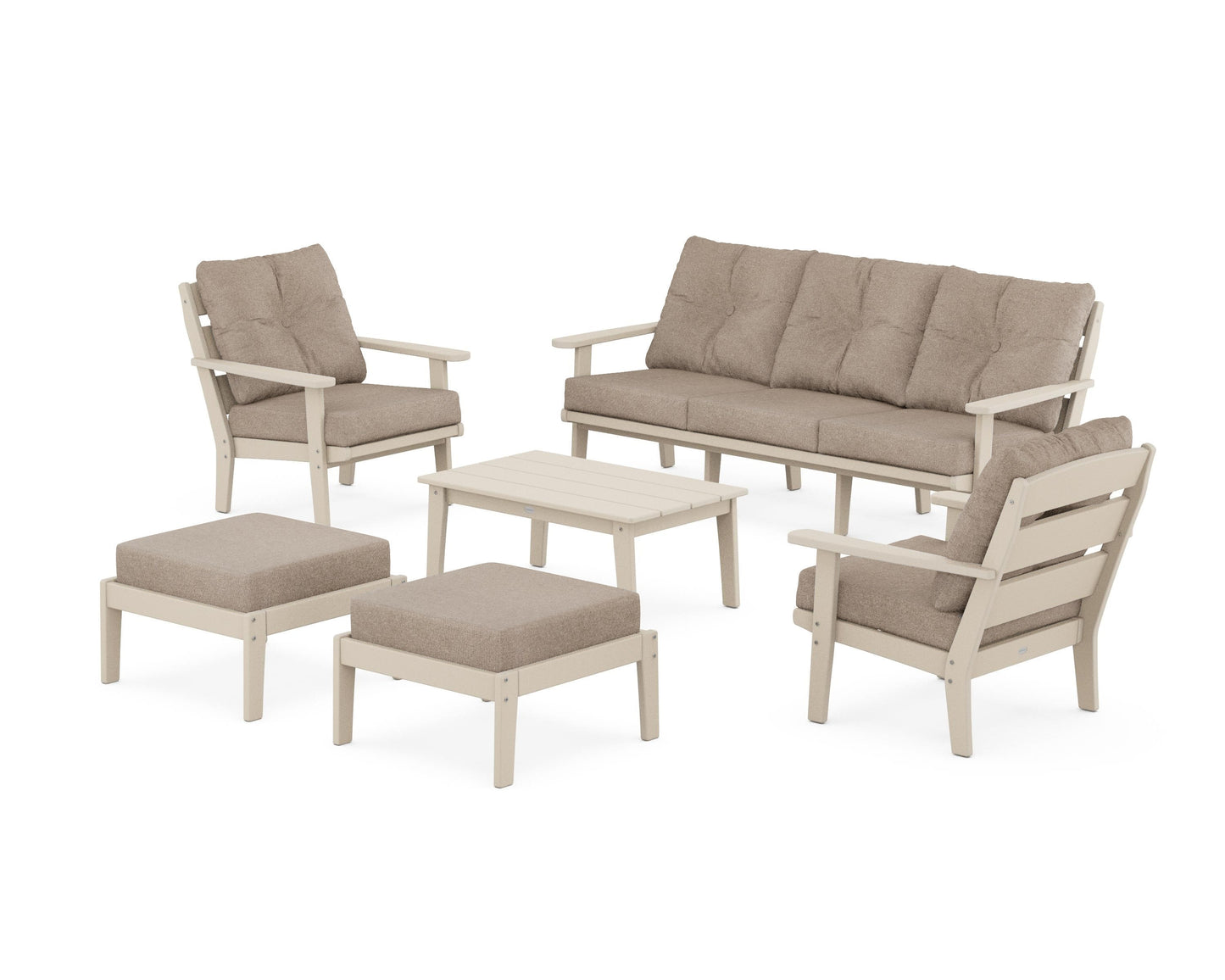 Lakeside 6-Piece Lounge Sofa Set