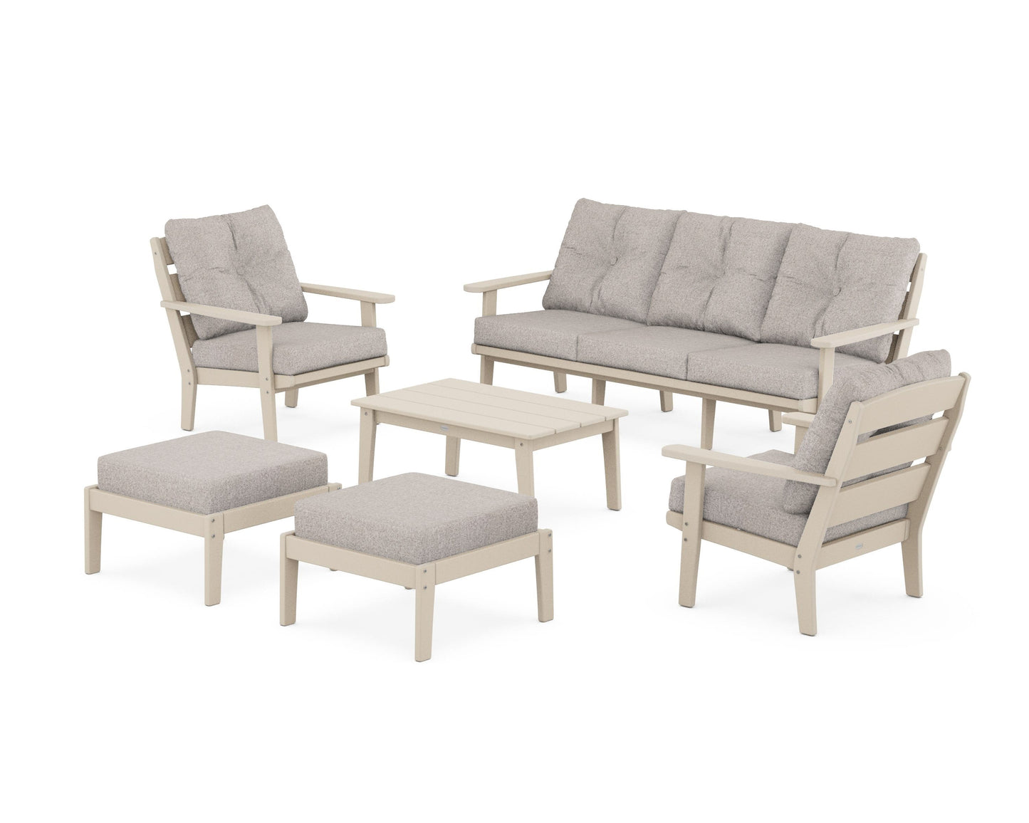 Lakeside 6-Piece Lounge Sofa Set